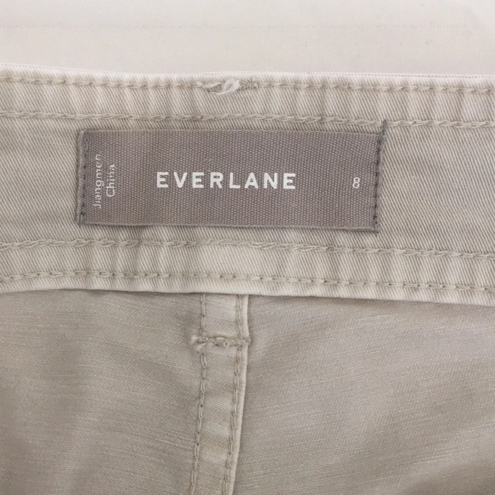 Everlane Beige Wide Leg Chinos, Size 8 - Picture 3 of 9